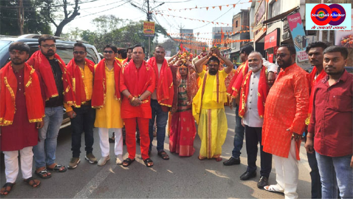 कलश यात्रा से हुई Shri Chaiti Durga Mandir के वार्षिकोत्सव की शुरुआत